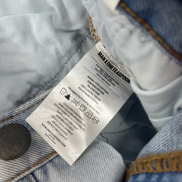 Man X One Teaspoon 32 Long Brando Mr Browns Jeans NWT - Picture 7 of 12